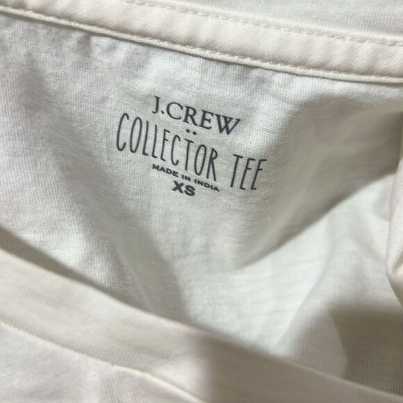 J. Crew Factory Martini graphic sequins Collector Tee Ivory NWT XS - Picture 3 of 6
